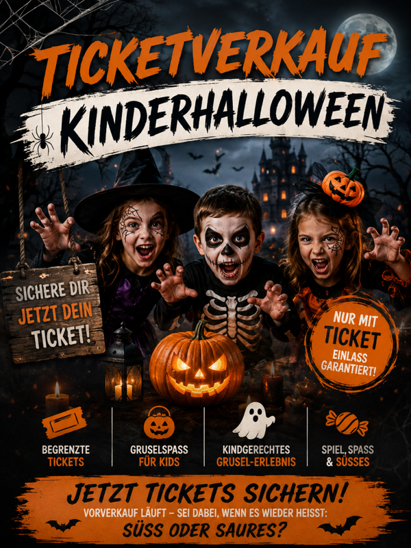 Samstag Kinderhalloween 24.10.2026
