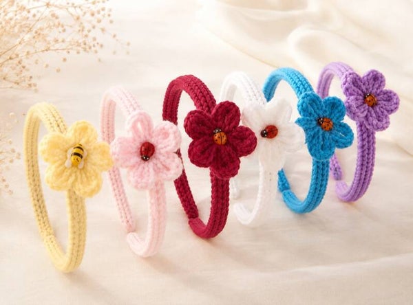 Serre-tête fleur pour enfant personnalisable
