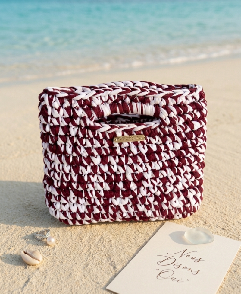 Sac Calanque Bordeaux Blanc