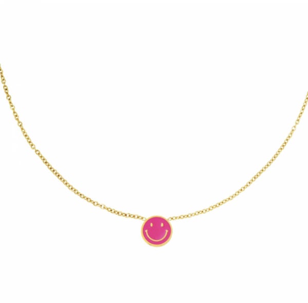 Pinkie smiley - goud #A23