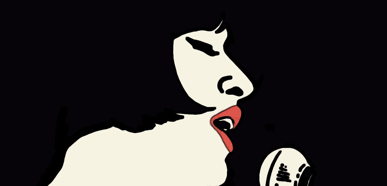 Digitale bewerking Astrud Gilberto,