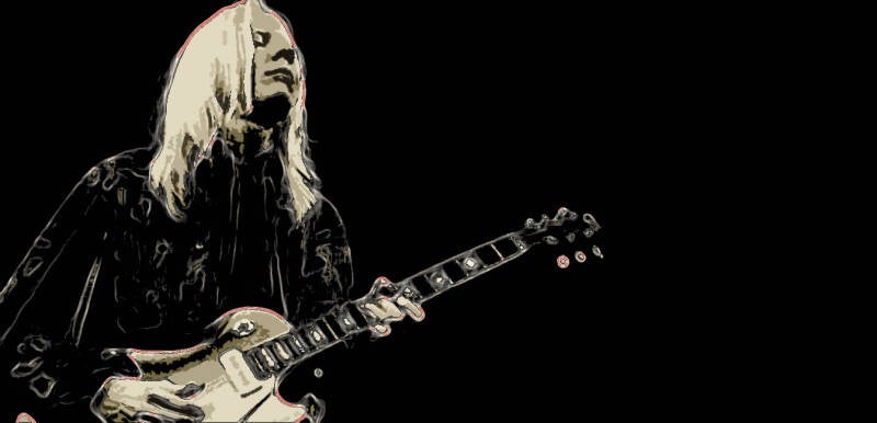 Johnny Winter | Fotobewerking Frieke van Thiel