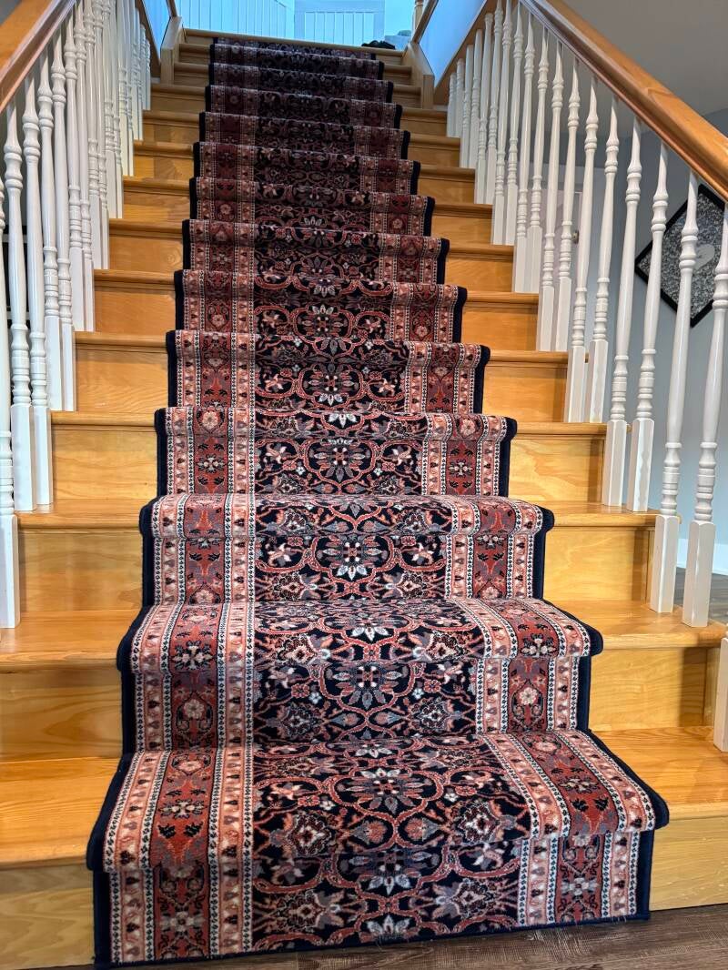Carpet runner installation 