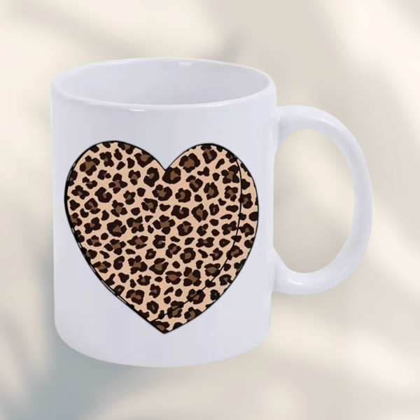 Keramiktasse mit Leoherz