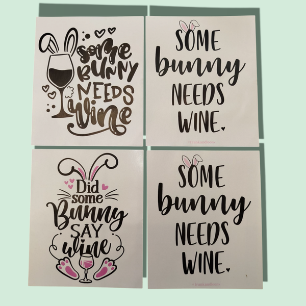 OSTERN Flaschenetikett