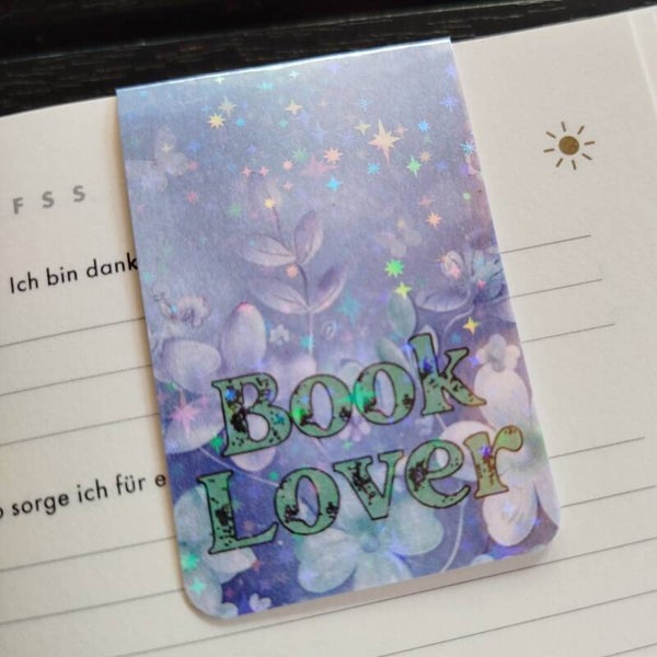 Magnetisches Lesezeichen "Book Lover" Flowers
