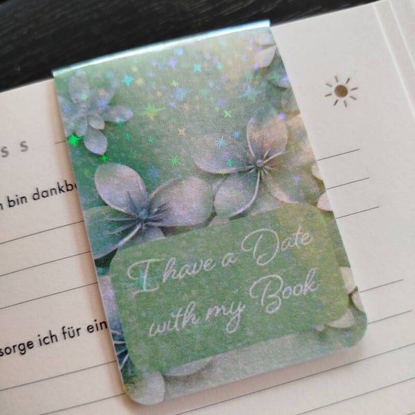 Magnetisches Lesezeichen "Date" Schmetterlinge