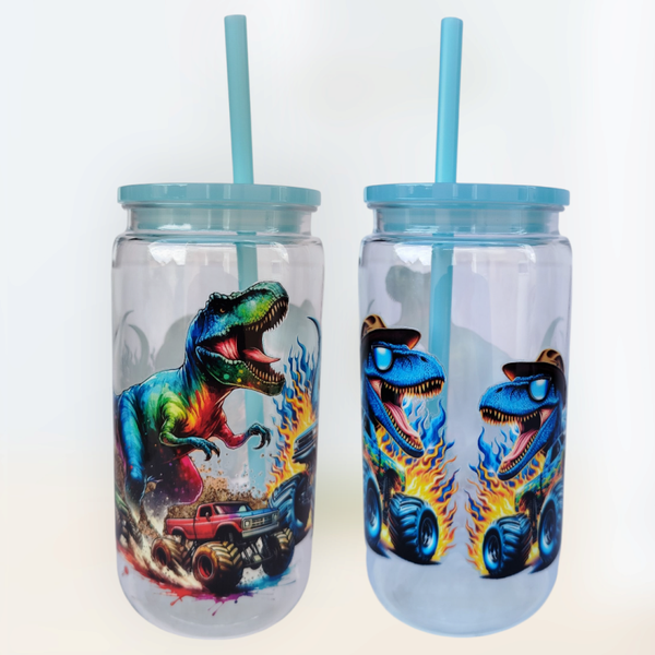 Kinder Trinkbecher 500 ml Dino Feuer