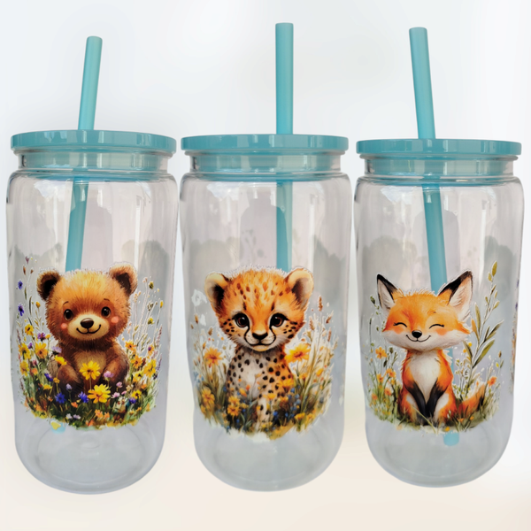 Kinder Trinkbecher 500 ml Zootiere