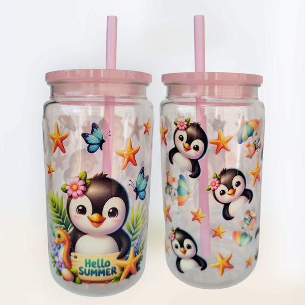 Kinder Trinkbecher 500 ml Summer Pinguin