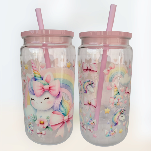 Kinder Trinkbecher 500 ml Einhorn liegend