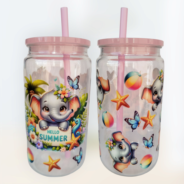 Kinder Trinkbecher 500 ml Summer Elephant