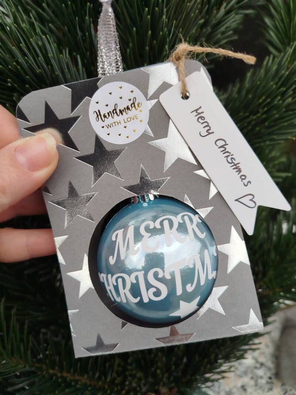 XMAS Kugel "Merry Christmas"