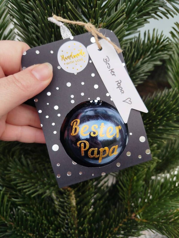 XMAS Kugel "Bester Papa"