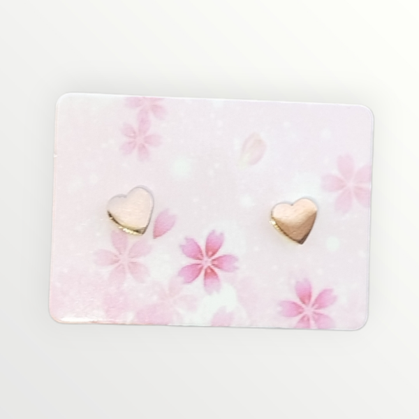 Herz Ohrstecker Rose ♥Valentingstag♥