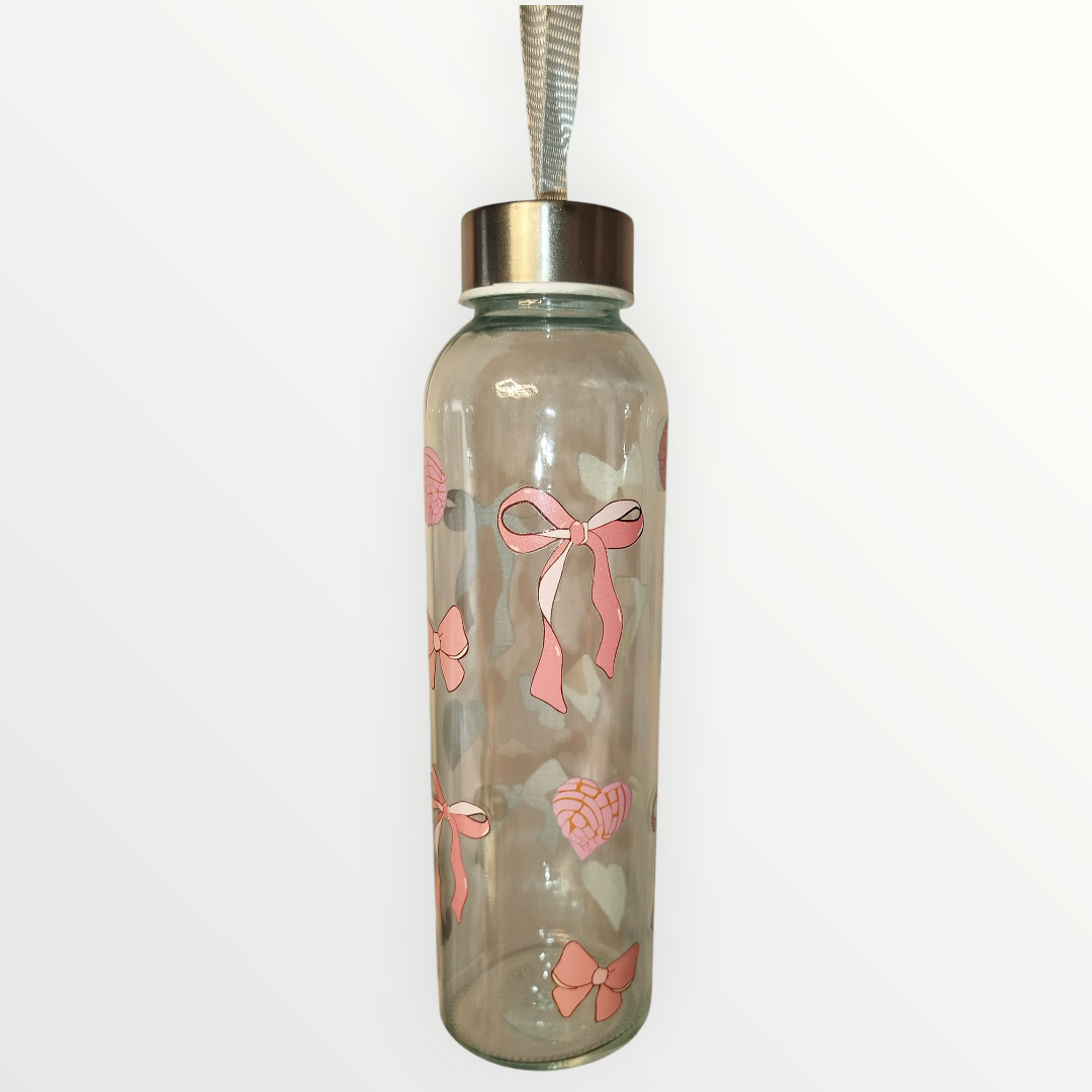 Trinkflasche Schleife/Herz