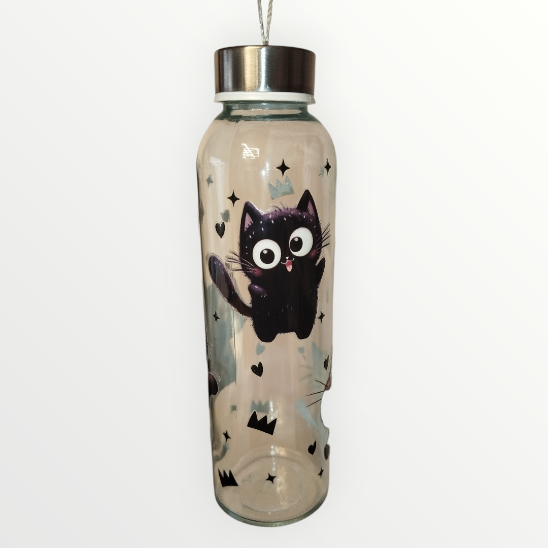 Trinkflasche Cat Sterne