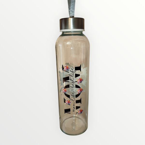 Trinkflasche Mom Blumen