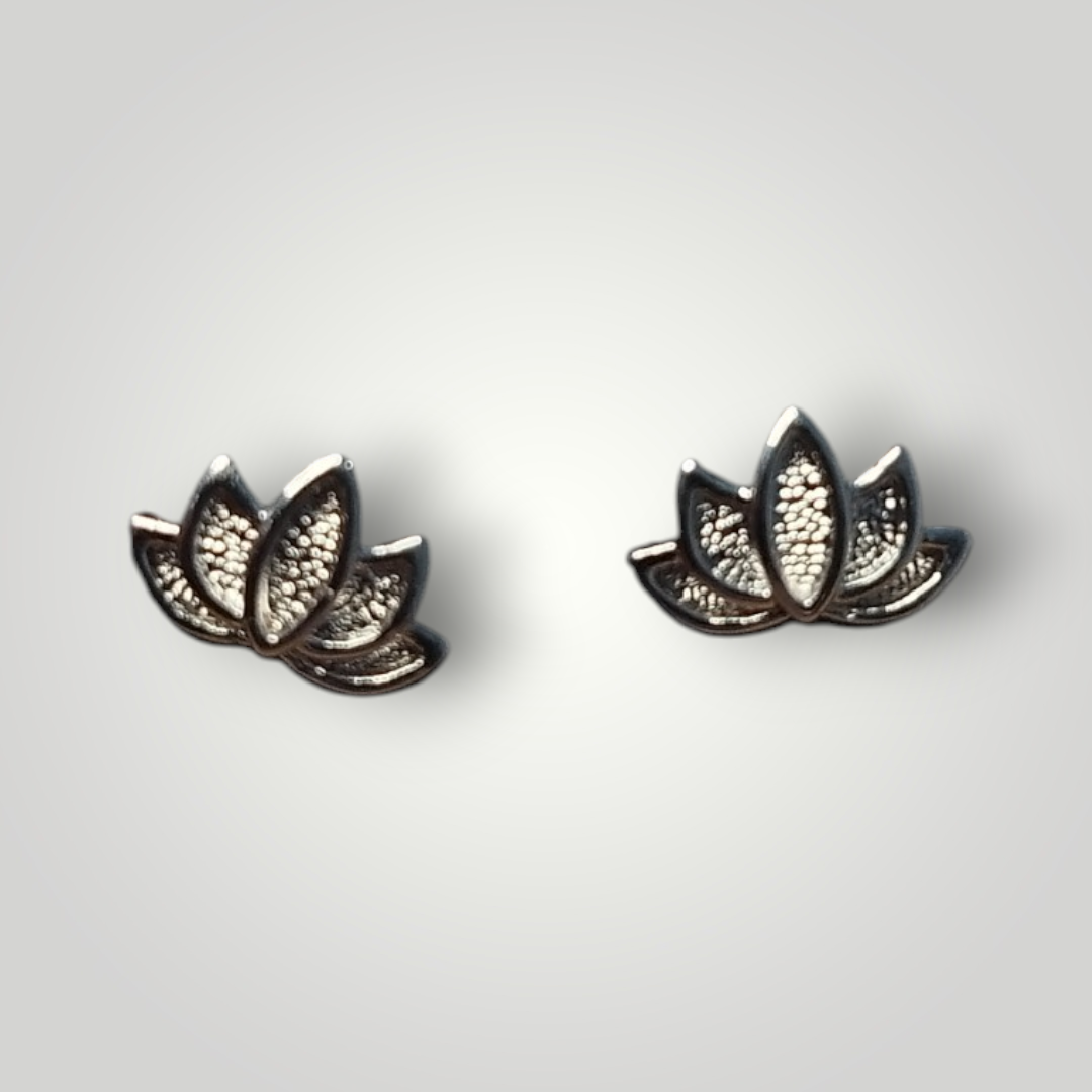 Ohrstecker Lotusblüte Silber oder Gold