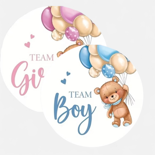 Sticker Gender Teams Boy or Girl