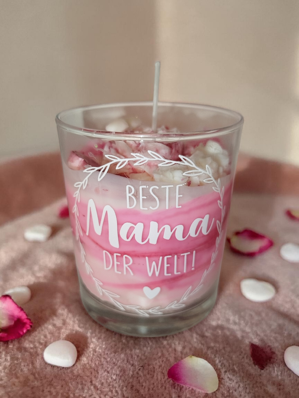 Handmade Kerze *Mama*