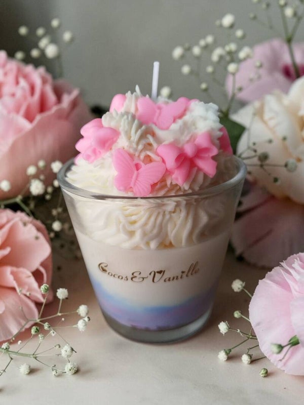 Handmade Kerze *Pink Melody*