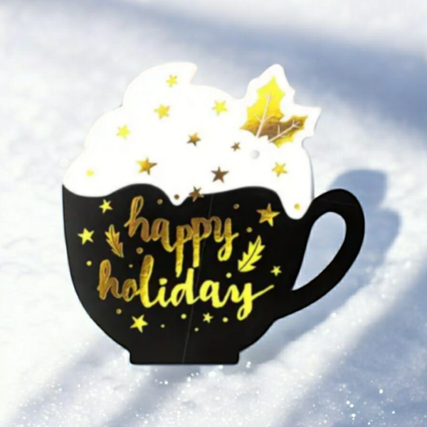 XMAS Grußkarte Motiv Weihnachtstasse