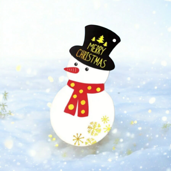 XMAS Grußkarte Motiv Schneemann