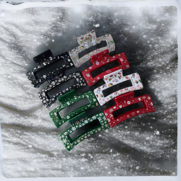 XMAS Haarklammer Christmas verschiedene Motive