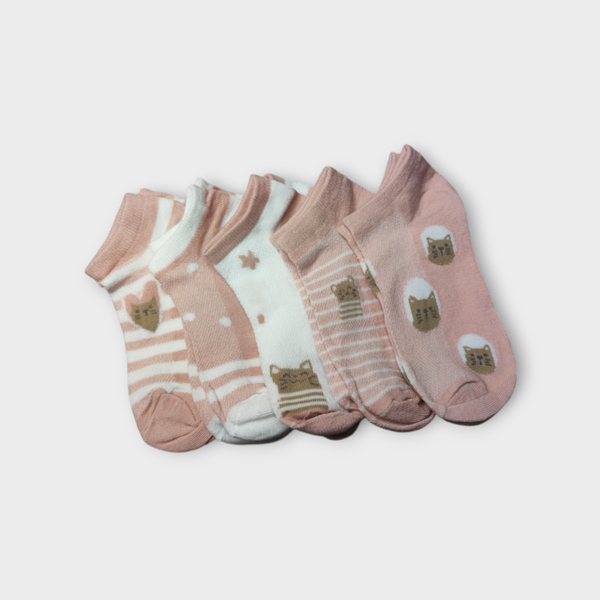 5er Socken Cats