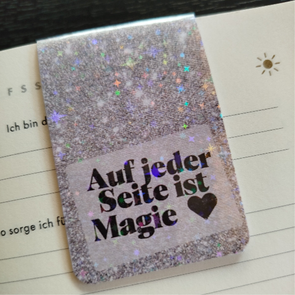 Magnetisches Lesezeichen "Magie" Rosa