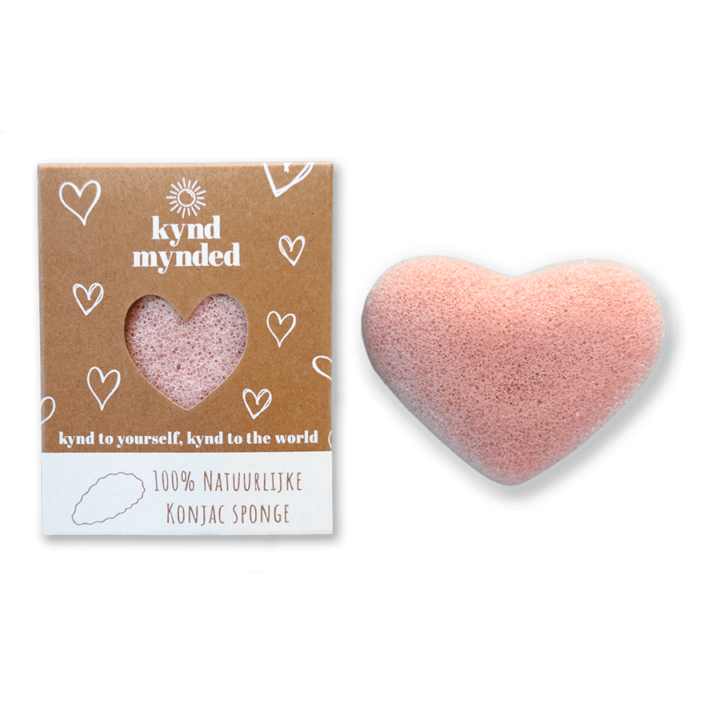 Kynd Mynded Konjac Hartjes Sponge