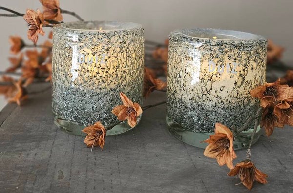 Dutz theelichthouder | Grijs