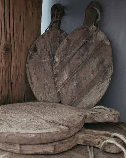 Chapatti plankje met touw