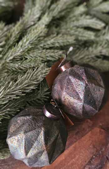 Kerstbal | Antique patina