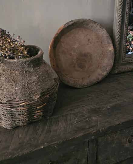 Authentieke houten schaal #3