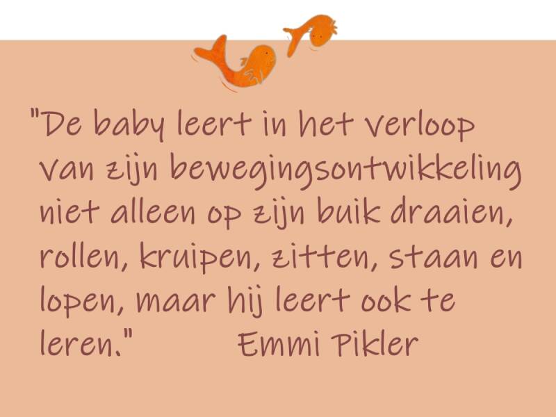 citaat Emmi Pikler met visjes Visjeinhetwater Groningen