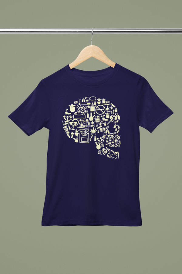 Unisex Skull T-shirt met Icon Design