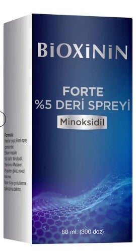 Bioxcin Forte Minoxidil 5% spray – Tegen Haaruitval & Voor Snellere Haargroei