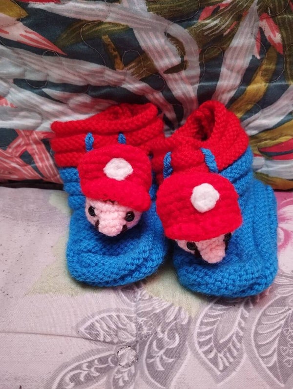 les chaussons mario