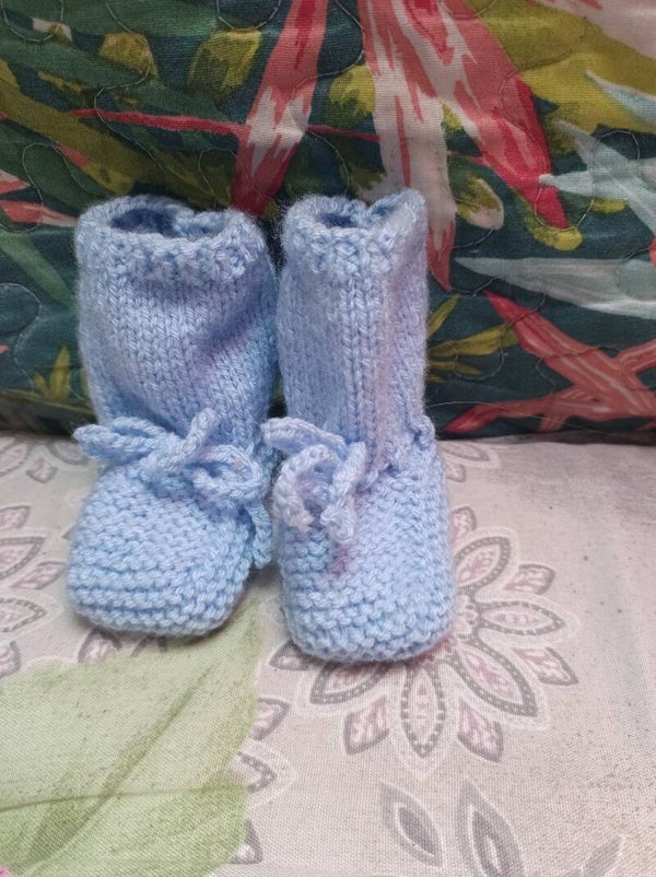 les chaussons bleu