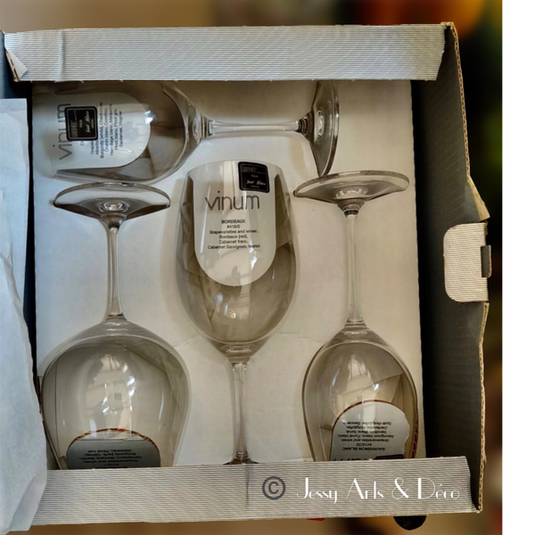 🍷 Lot de 4 verres de dégustation Riedel – Collection Vinum