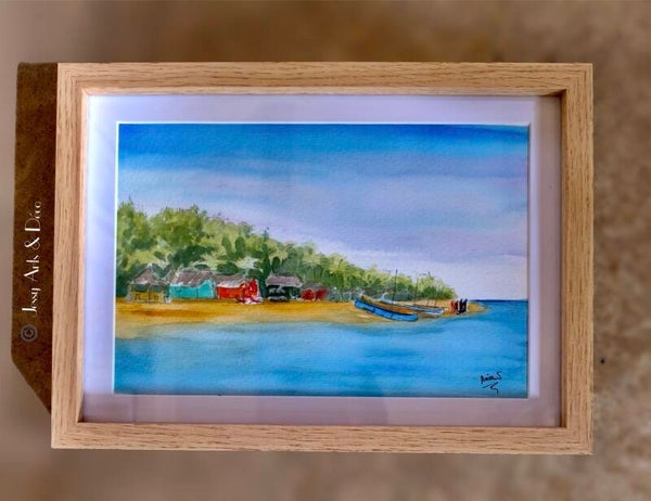 Aquarelle "Du côté de Tuléar"