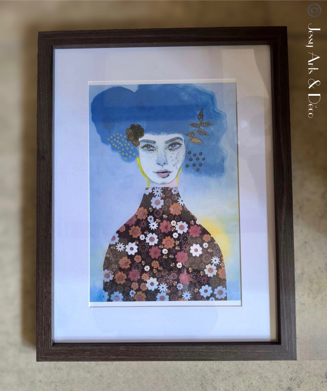 Tableau "rêve bleu" 🎨 Marie Gutierrez