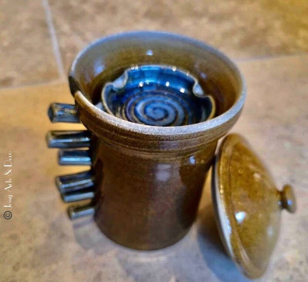 Set de cendriers en grès