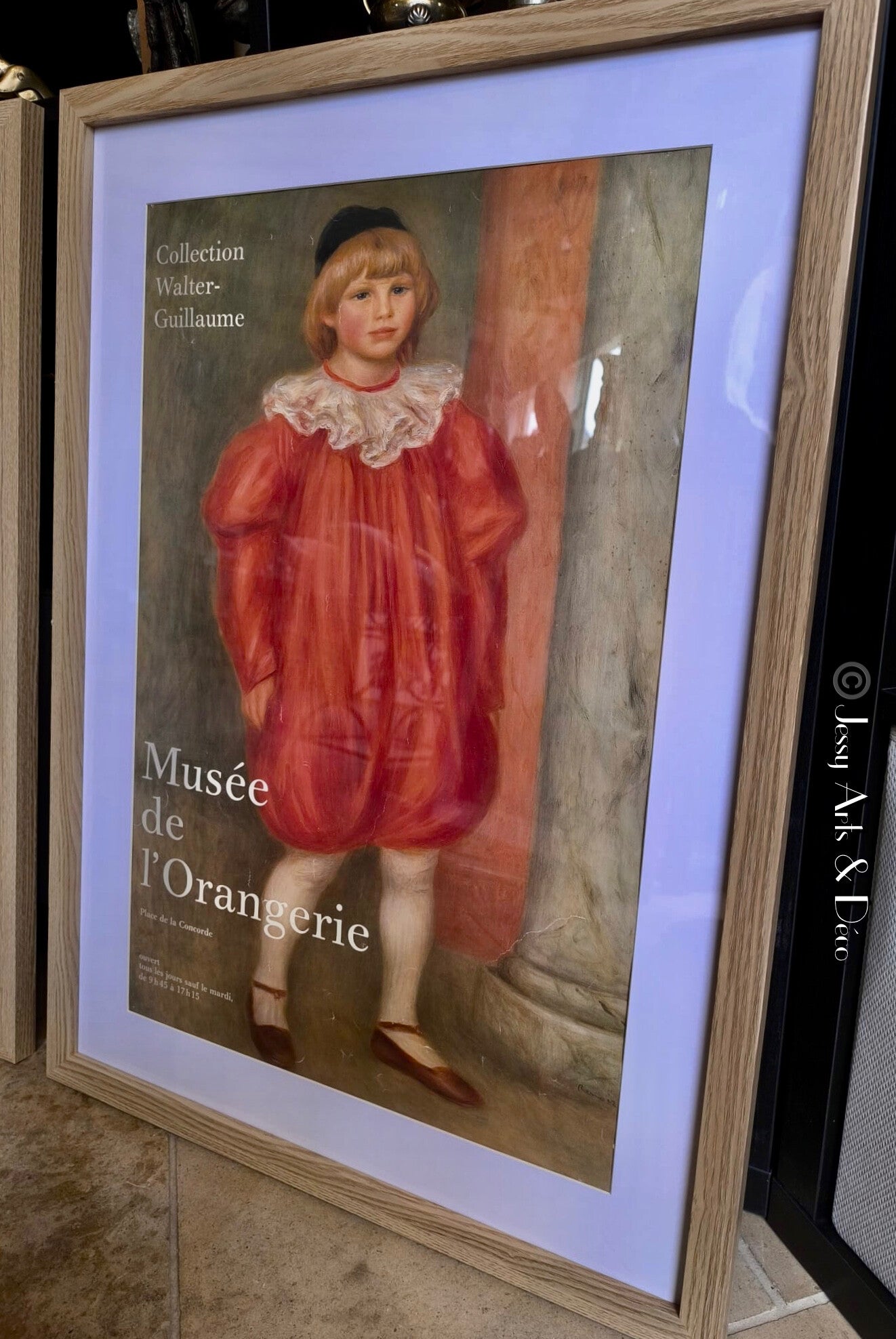 Affiche  " Claude Renoir en clown"