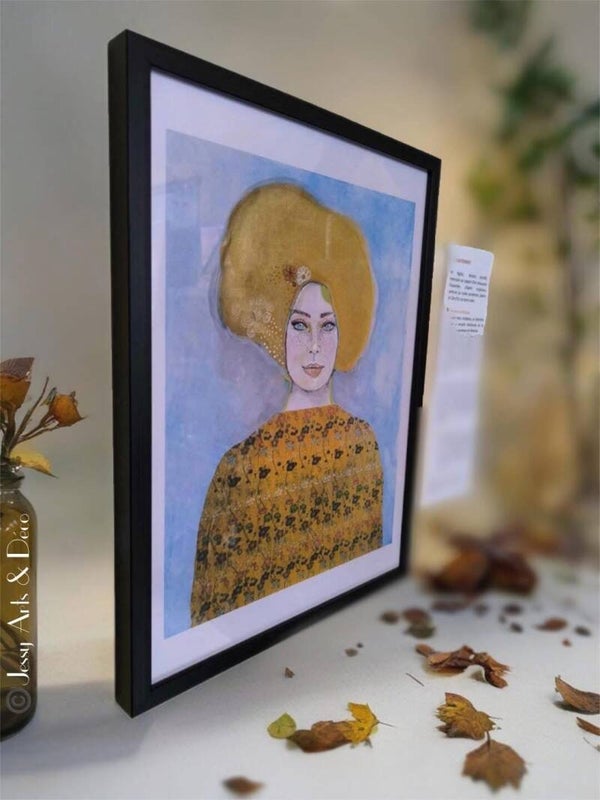 Tableau "Mademoiselle l'or" 🎨 Marie Gutierrez