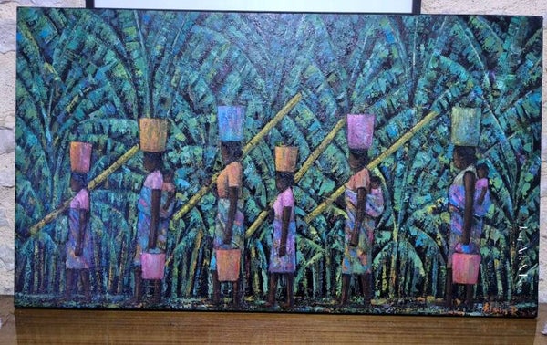 Tableau "Les porteuses d'eau"
