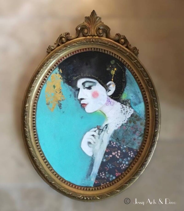 Tableau "La belle de Cadix"