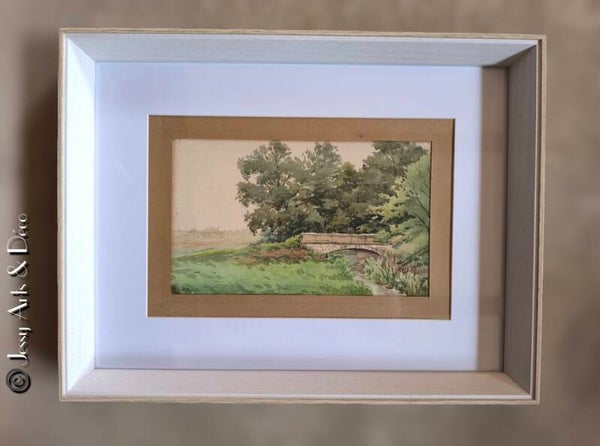 "Le petit pont sur le ruisseau"